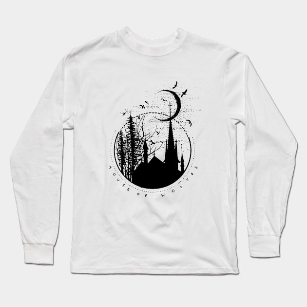 house of wolves Long Sleeve T-Shirt by phluorescents